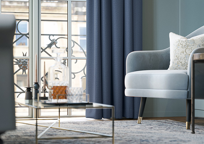 Stamford, Denim - Made to Measure Curtains - Image 5